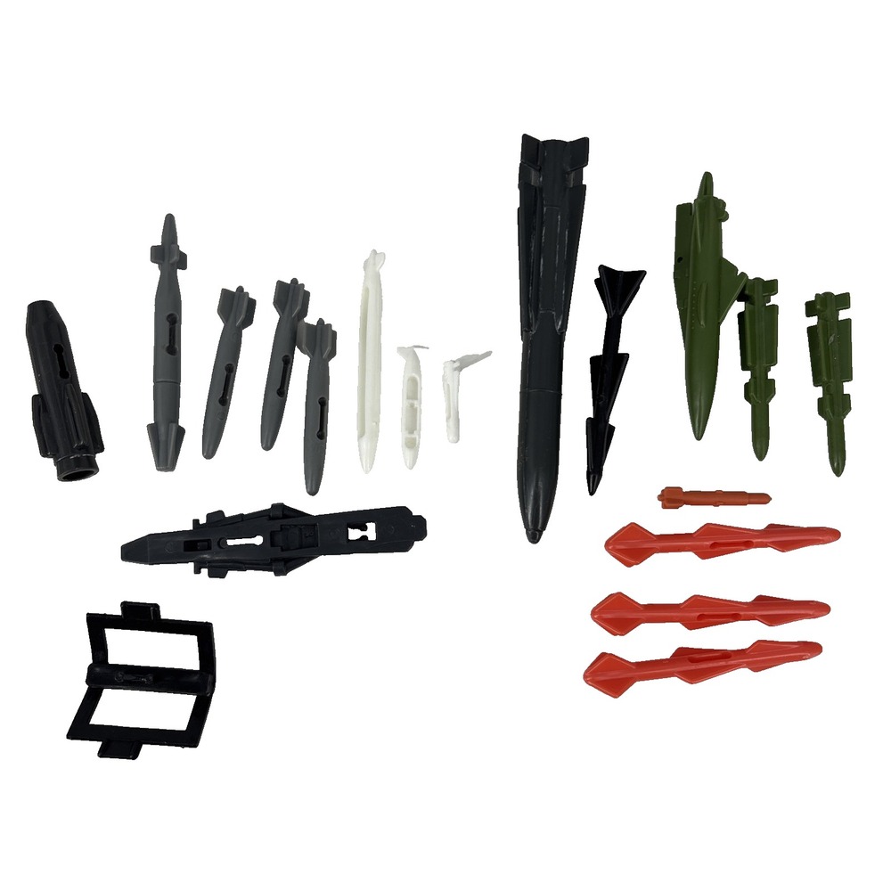 Vintage GI Joe Vehicle Parts Lot Rattler, Sky Striker, Coastal Defender 19 Piece